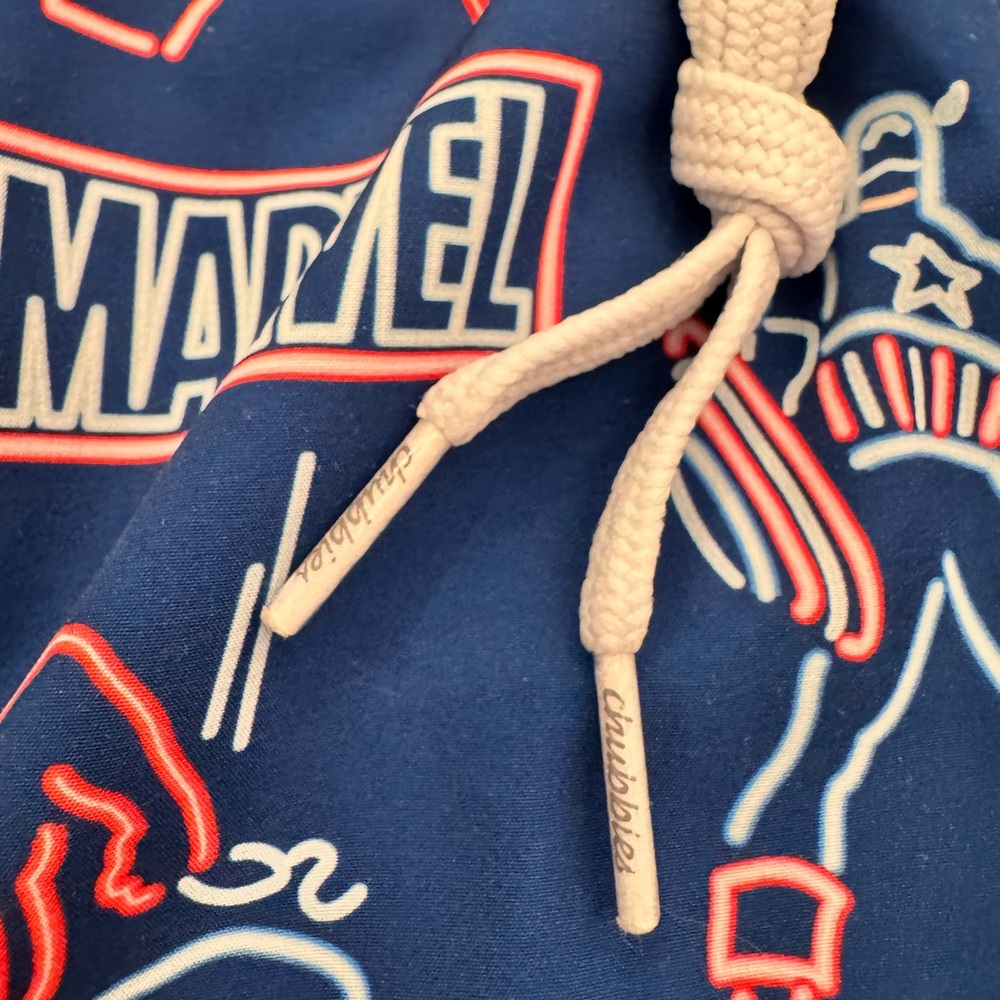Hard to Find Chubbies Marvel Mens Large Neon Swim Trunks Limited Edition - Small - Picture 2 of 5